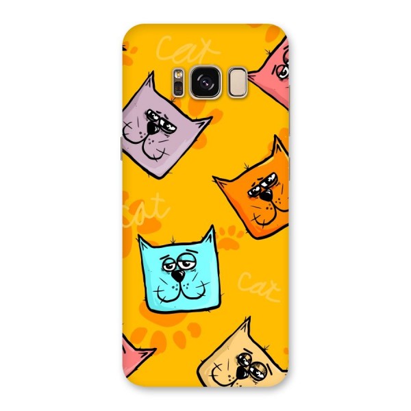 Cute Cat Pattern Back Case for Galaxy S8